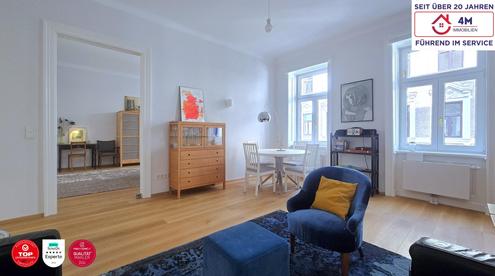Altbaucharme trifft modernes Design ?   Ein stilvolles 2-Zimmer-Juwel im 8. Bezirk von Wien.