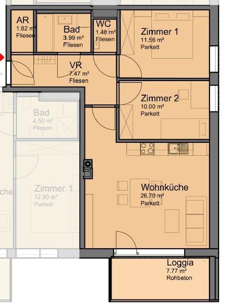 Grundriss Top 2.19