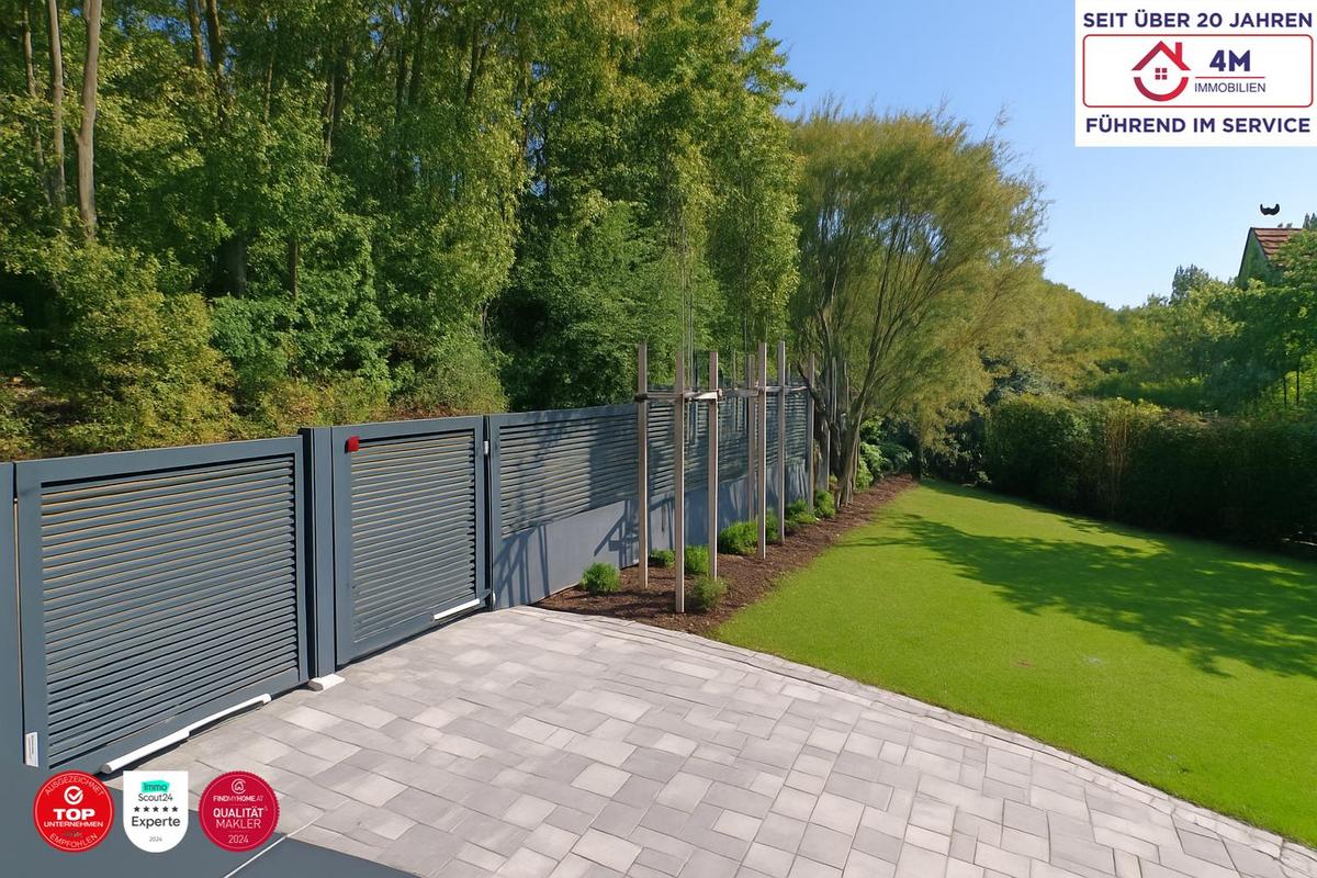 Grundstckszufahrt - Blick Richtung Osten