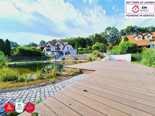 !NEUER PREIS!?Erfüllen Sie sich einen Traum - ??Wunderschönes voll aufgeschlossenes 1000m2 großes Grundstück mit Naturteich und Badesteg