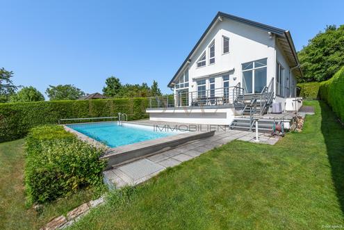 Exklusives Einfamilienhaus mit Weitblick ber Wien in Hagenbrunn !