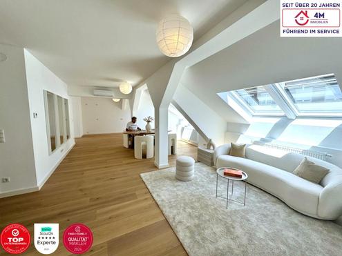 Exklusives Dachgeschoss im Stilaltbau ? 132?m Wohnluxus im 3. Bezirk