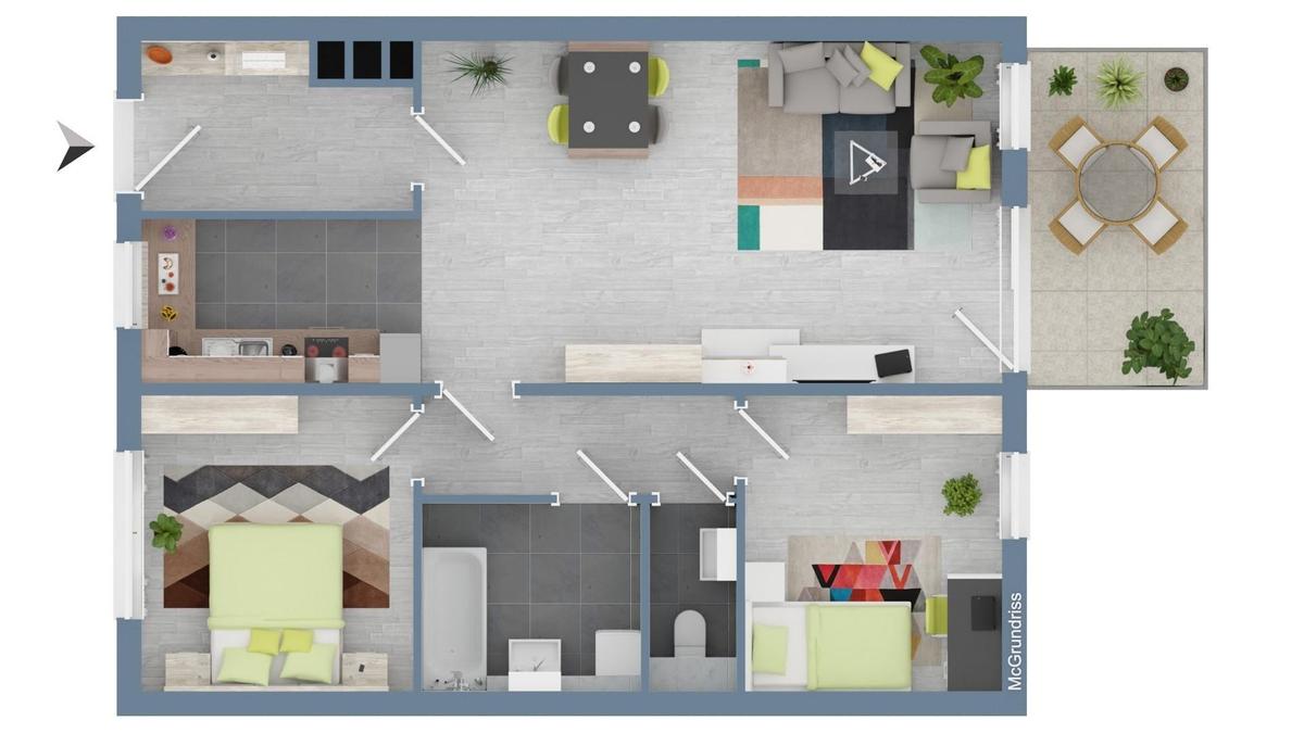 8 Grundriss