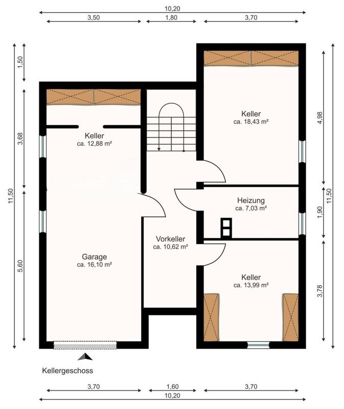 Grundrissplan KG