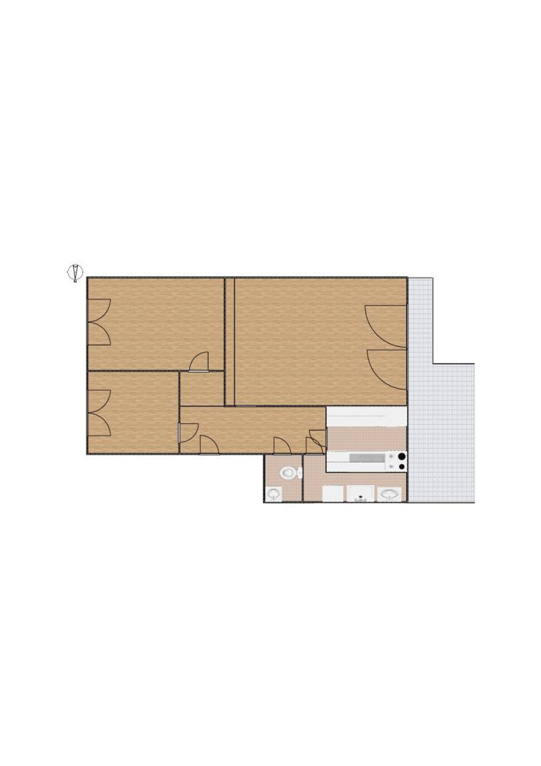 17. Eigentumswohnung 1100 Wien - Grundriss