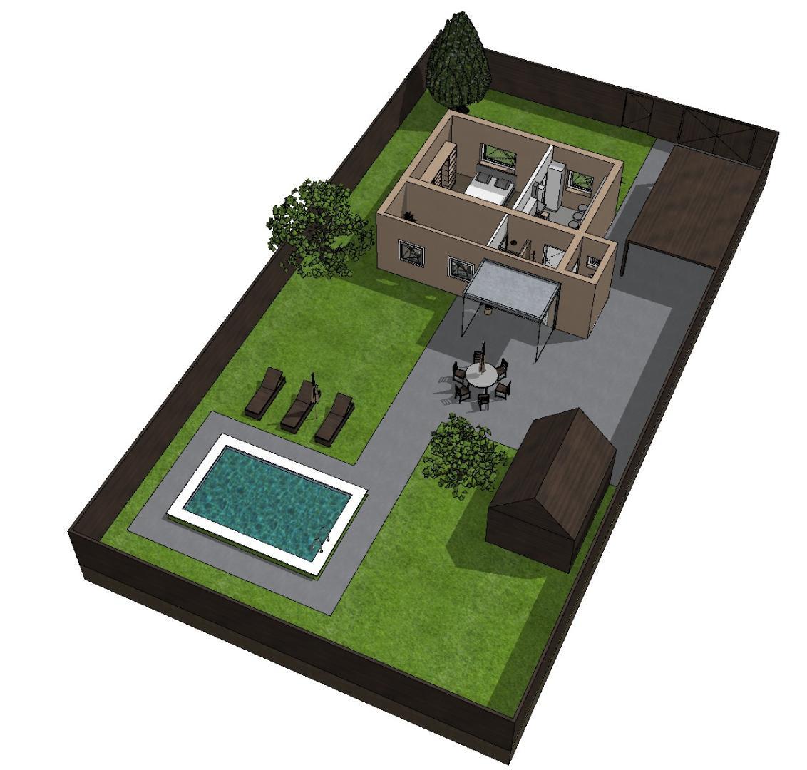 Erdgeschoss Gartenansicht