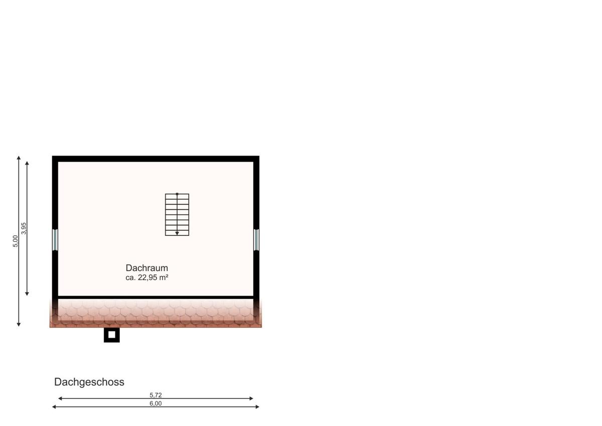 Grundriss Dachraum