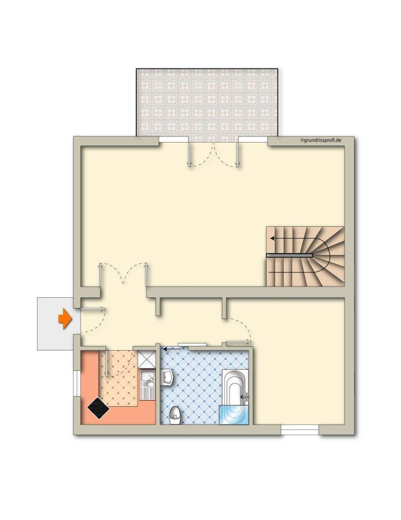 16. ETW 2103 Langenzersdorf Grundriss EG