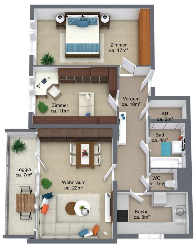 3D Floor Plan