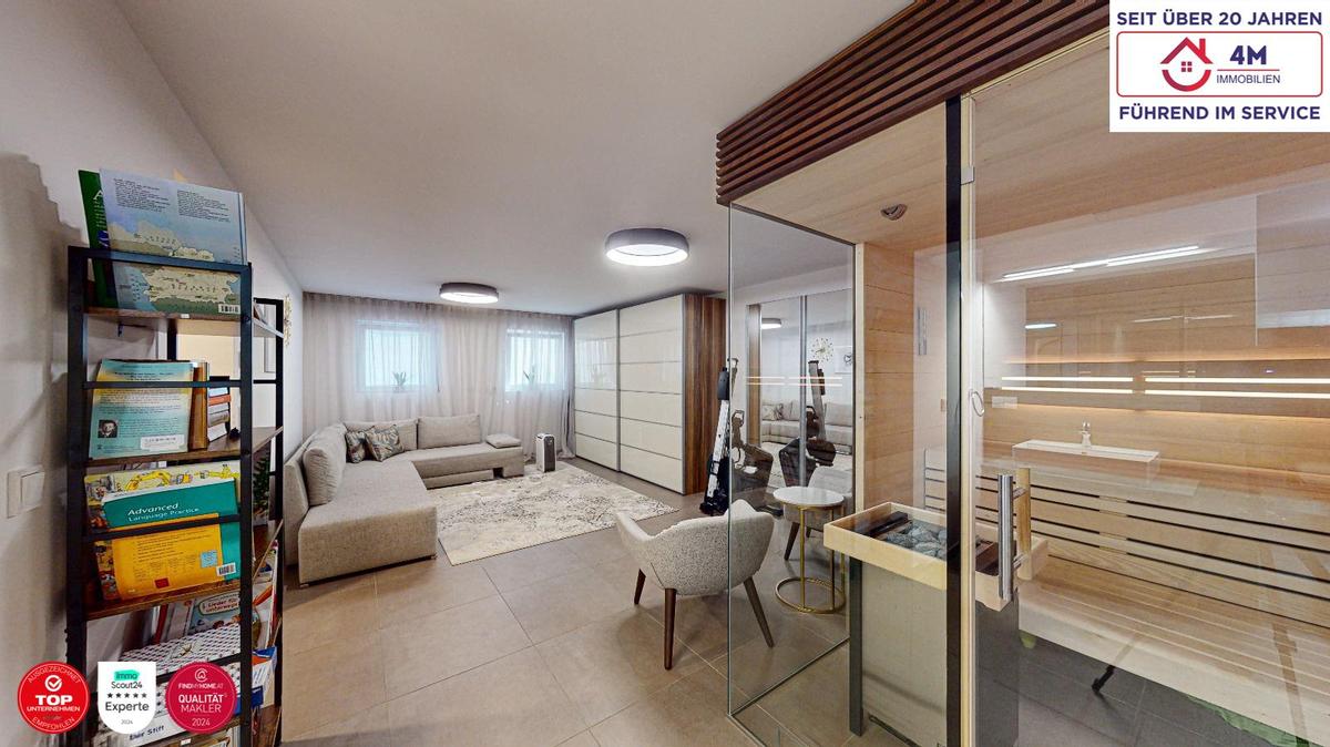 Gstezimmer mit Sauna
