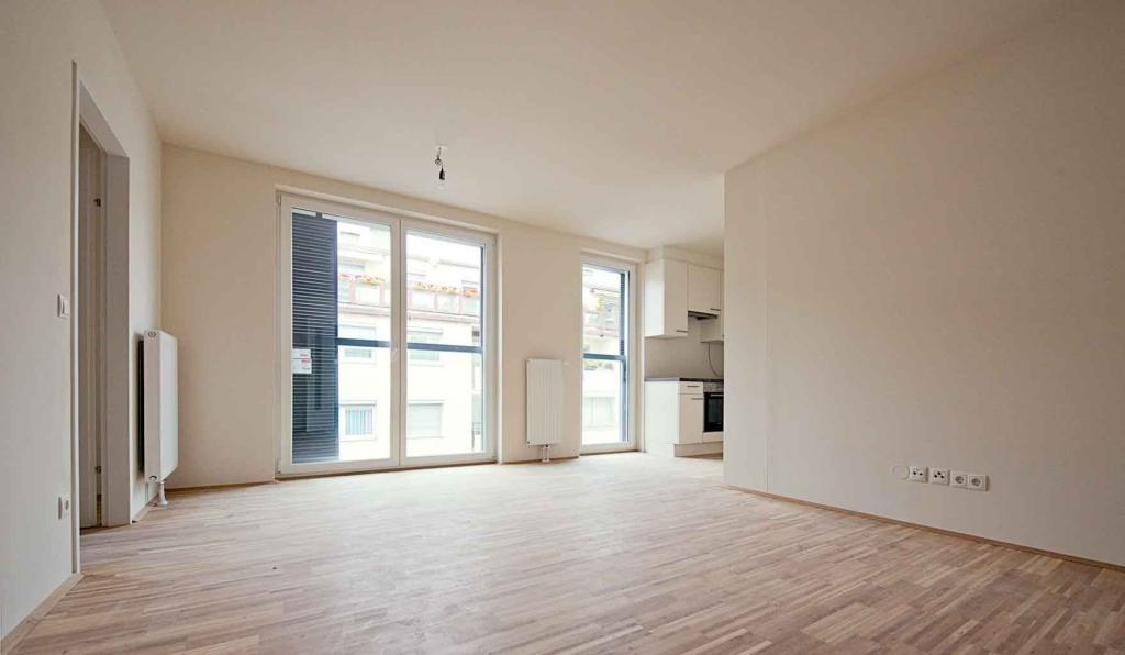 Wohnzimmer, Blick zur Kche