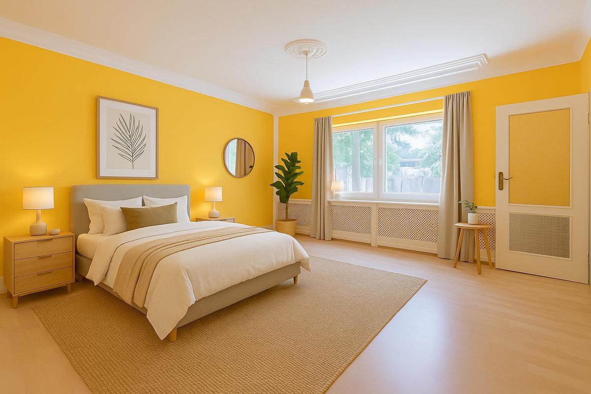 EG, Schlafzimmer, Einrichtungsvorschlag