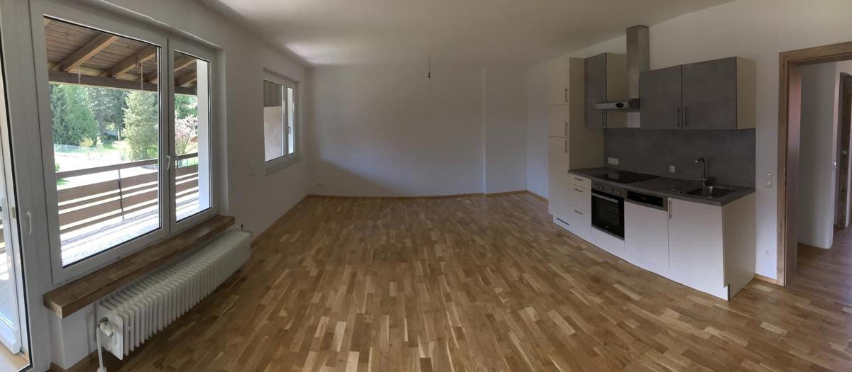 Wohn- Esszimmer mit Kchenzeile
