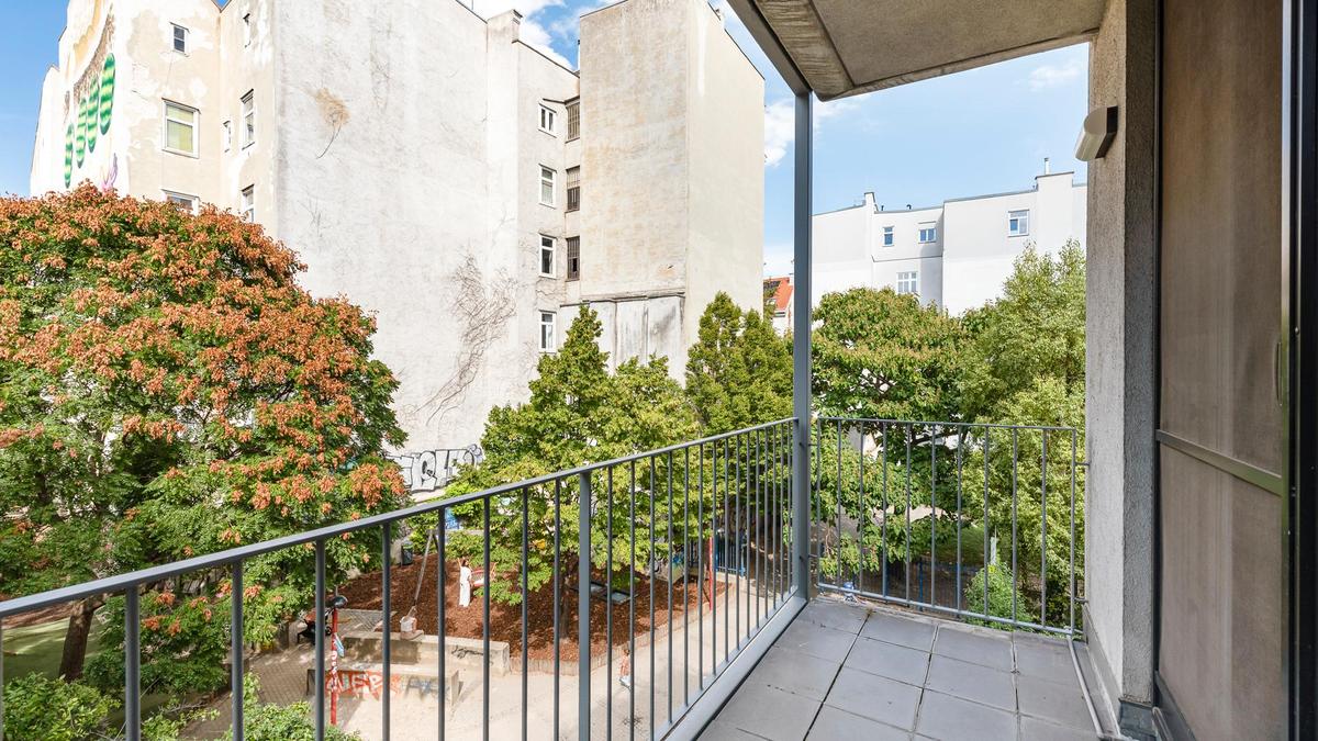 Ausblick Balkon