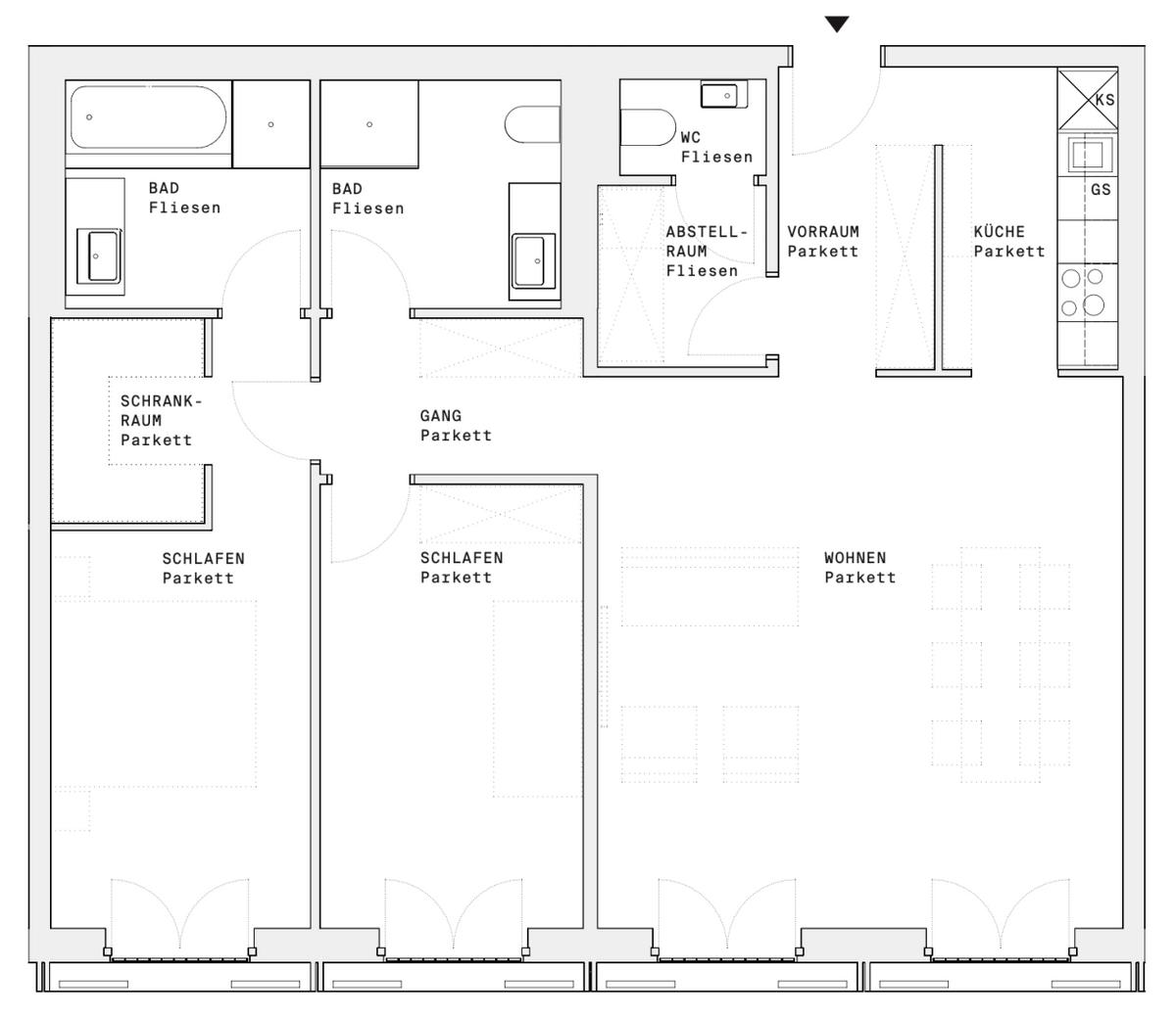 Grundriss Top 262