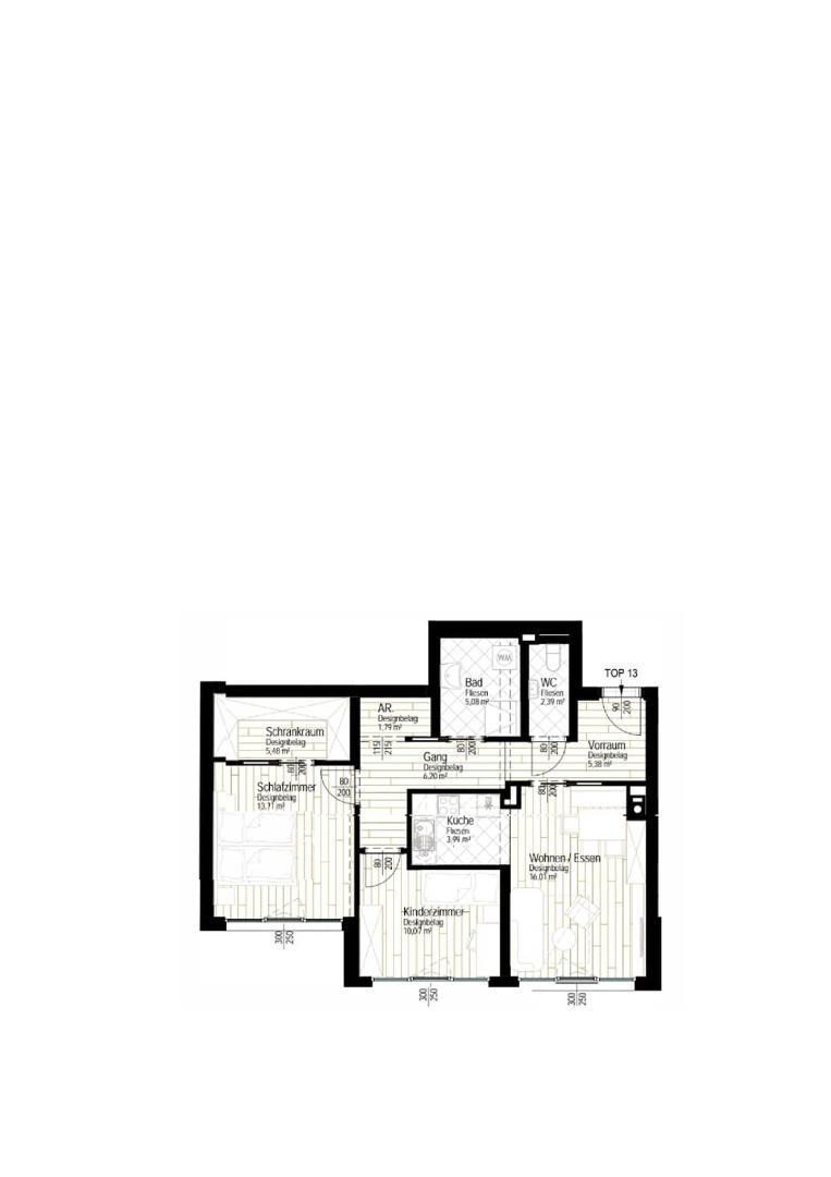 15. Mietwohnung 1110 Wien - Grundriss