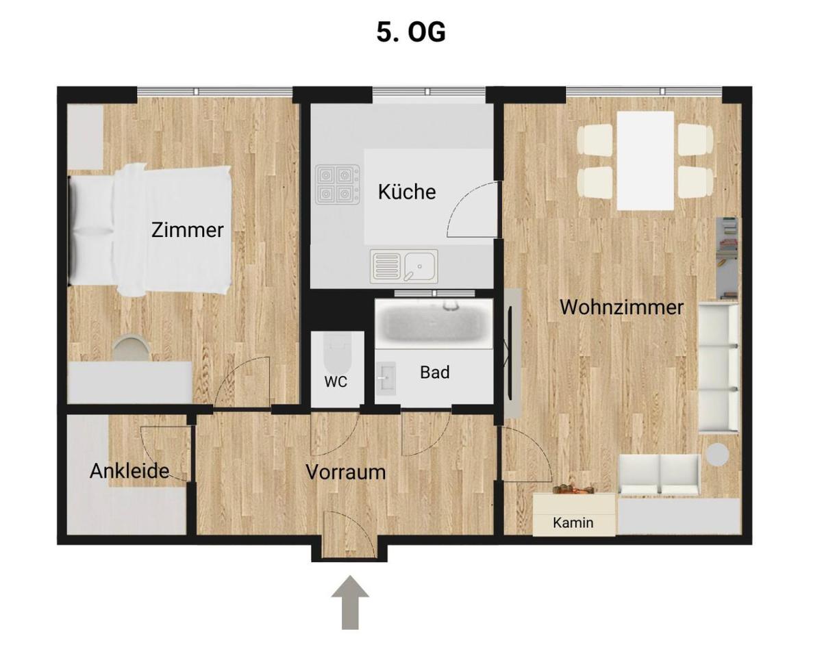12. Mietwohnung 1050 Wien - Grundriss