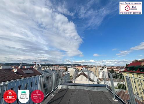 Eigenes exklusives Penthouse mit eigenem Liftzugang und privater 60m² 360° Dachterrasse - in 1170 Wien ? Ihr neues Zuhause!