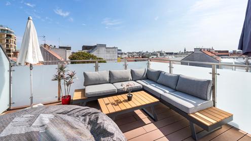 Wohnen �ber den D�chern Wiens ? Maisonette-Highlight mit 3 Aussenfl�chen mitten im 7. Bezirk!