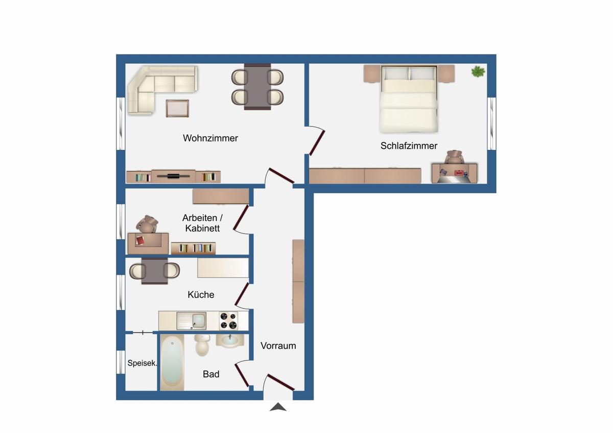 Grundrissplan