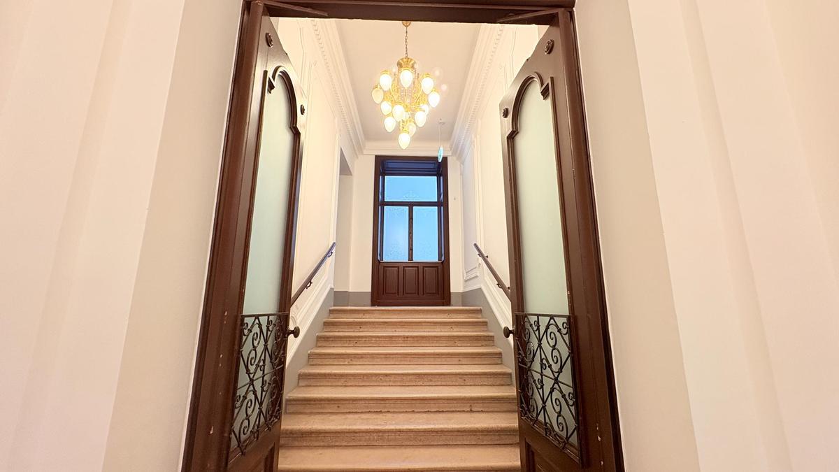 Eingang ins Stiegenhaus