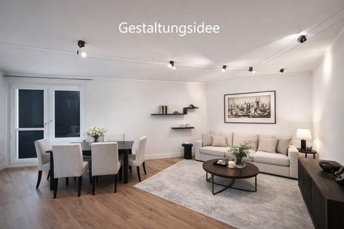 "Lebensqualit�t im Zentrum ? helle 2-Zimmer-Wohnung mit S�d-West-Balkon!"