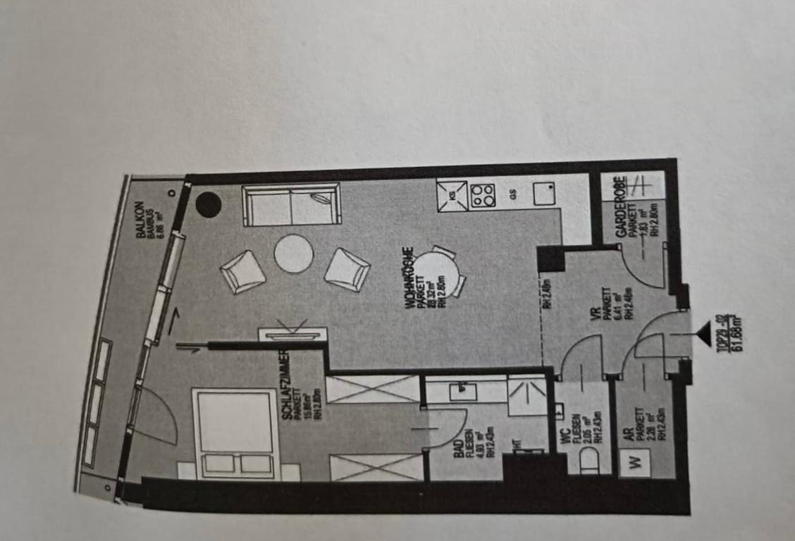 11. Mietwohnung 1220 Wien - Grundriss