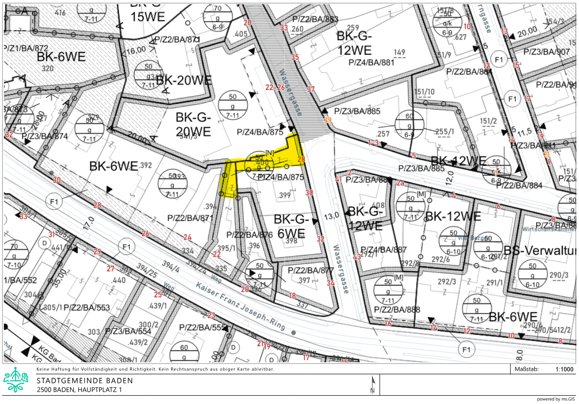05 . Grundstck 2500 Baden