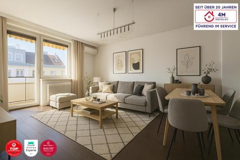 ? Lichtdurchflutetes Zuhause mit Loggia, Wohlfhlambiente &amp; perfekter Lage zwischen Stadt und Grn ?