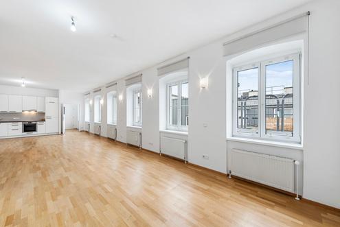 Loftartiges, lichtdurchflutetes Apartment in schnem Altbau
