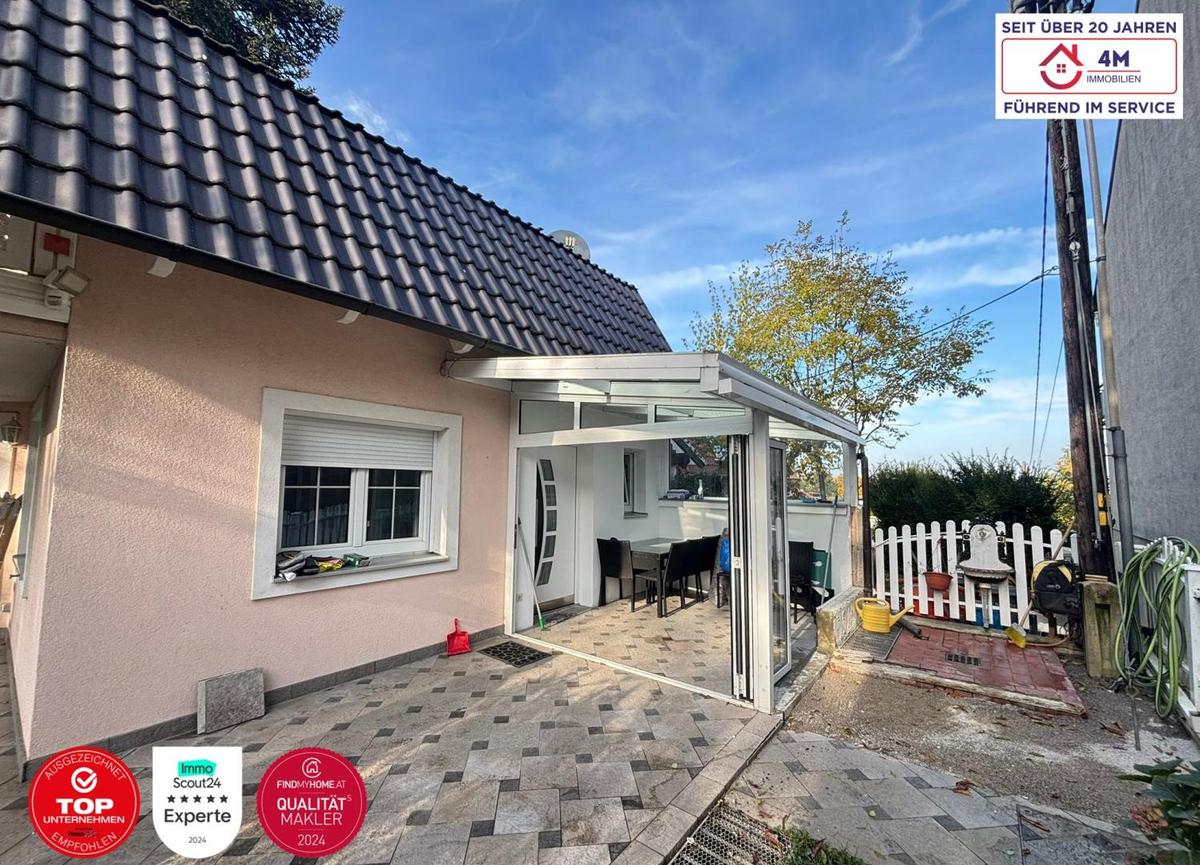 berdachte Terrasse