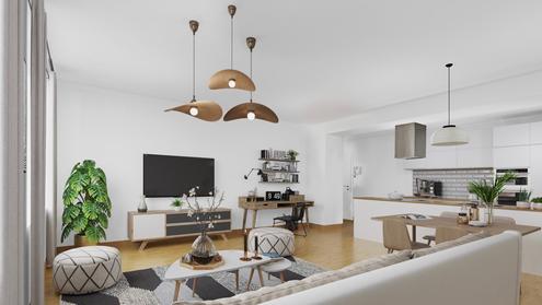 Parkring Tower | Stilvolle 2-Zimmer-Wohnung mit Concierge-Service &amp; Blick auf den Stadtpark