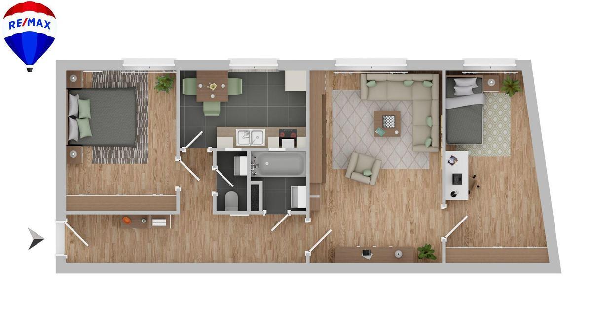 18. Eigentumswohnung 1050 Wien - Grundriss