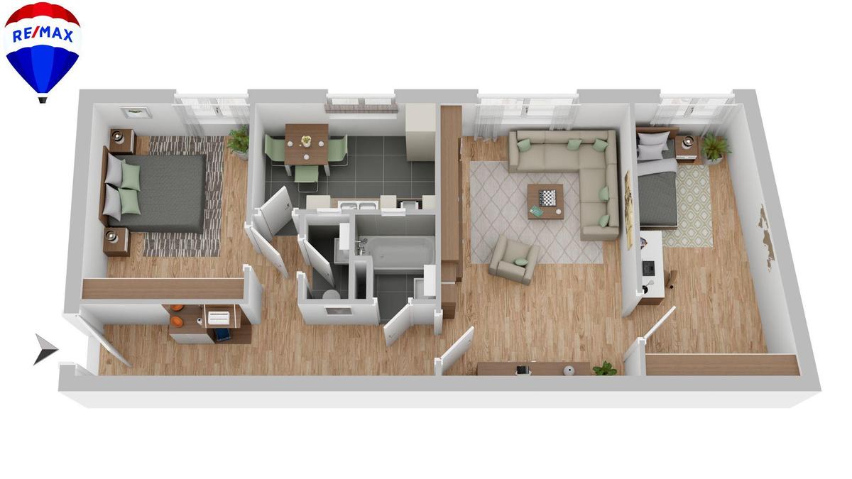 19. Eigentumswohnung 1050 Wien - Grundriss