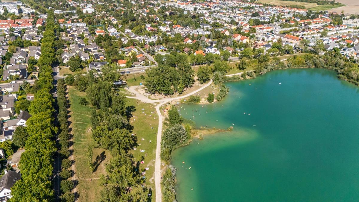 Direkt am Badeteich Hirschstetten