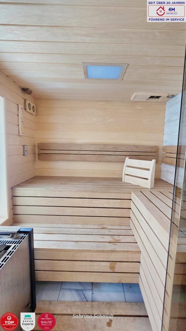 Sauna fr bis zu 4 Personen