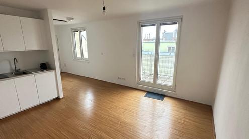 "33 m² Dachterrasse mit Wohnung"