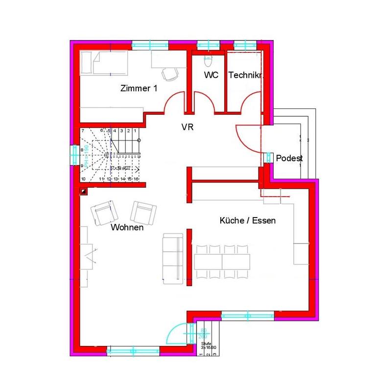 19. Miethaus 3140 Pottenbrunn - Grundriss EG