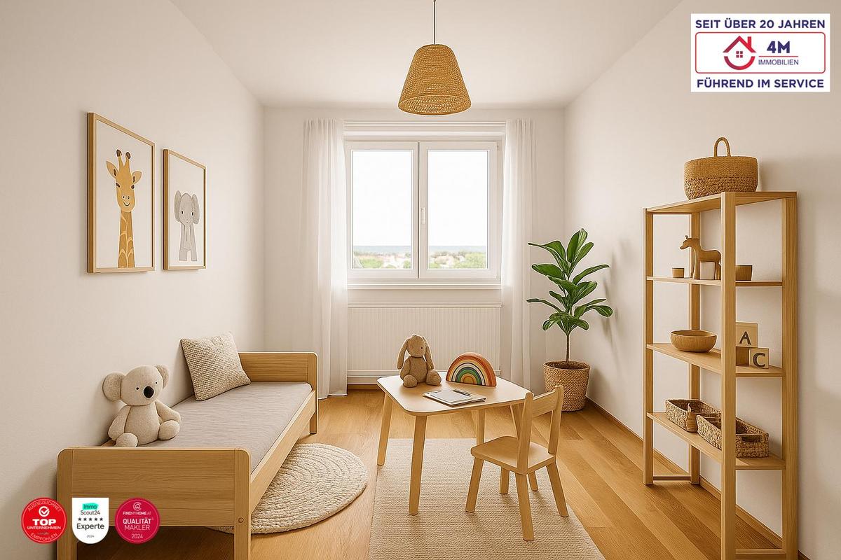 Kinderzimmer gestagt