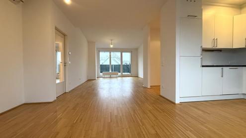 Grozgige 2-Zimmer-Neubauwohnung im Dachgescho mit 19m2 groer Terrasse!!!
