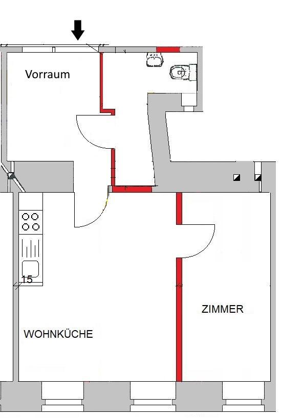 08. Eigentumswohnung 1060 Wien - Grundriss