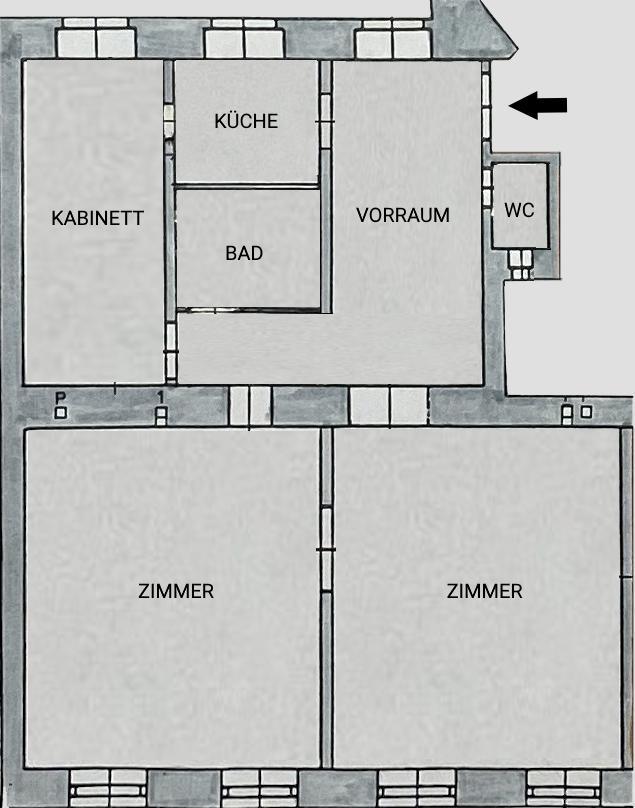 12. Eigentumswohnung 1070 Wien - Grundriss