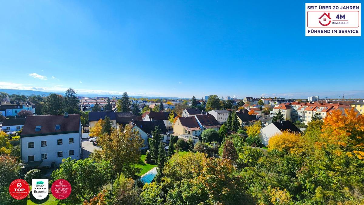 Ausblick aus dem Wohnzimmer