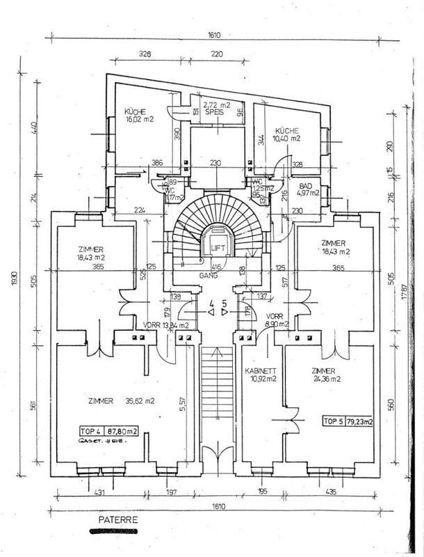 05.  Eigentumswohnung 1040 Wien - Grundriss