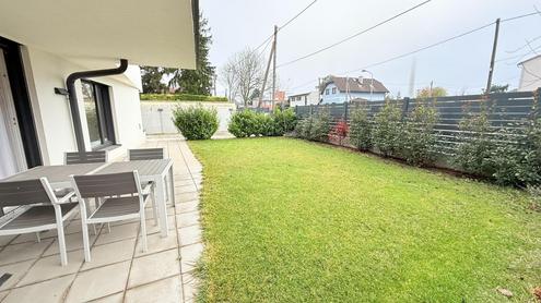 Hightech &amp; Sommer Feeling garantiert! Premium-Gartenwohnung an der Alten Donau