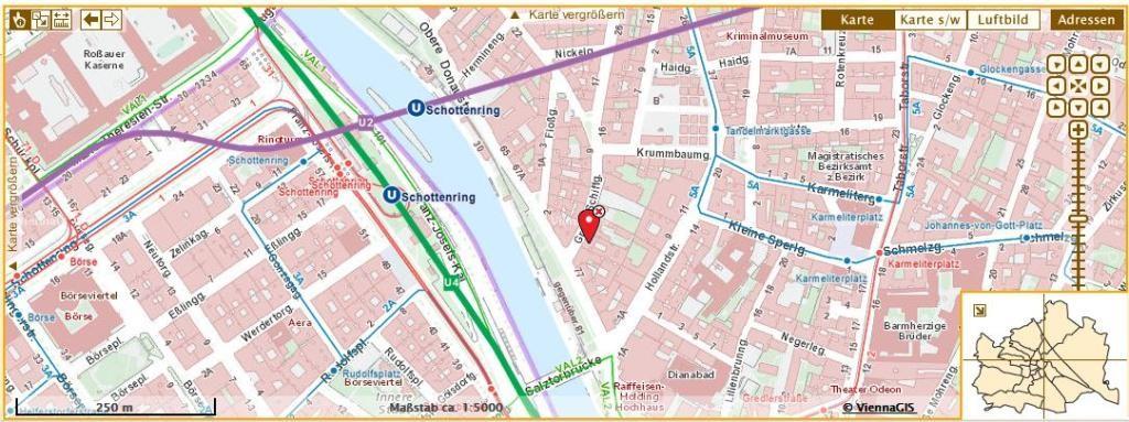 Lageplan mit �ffis