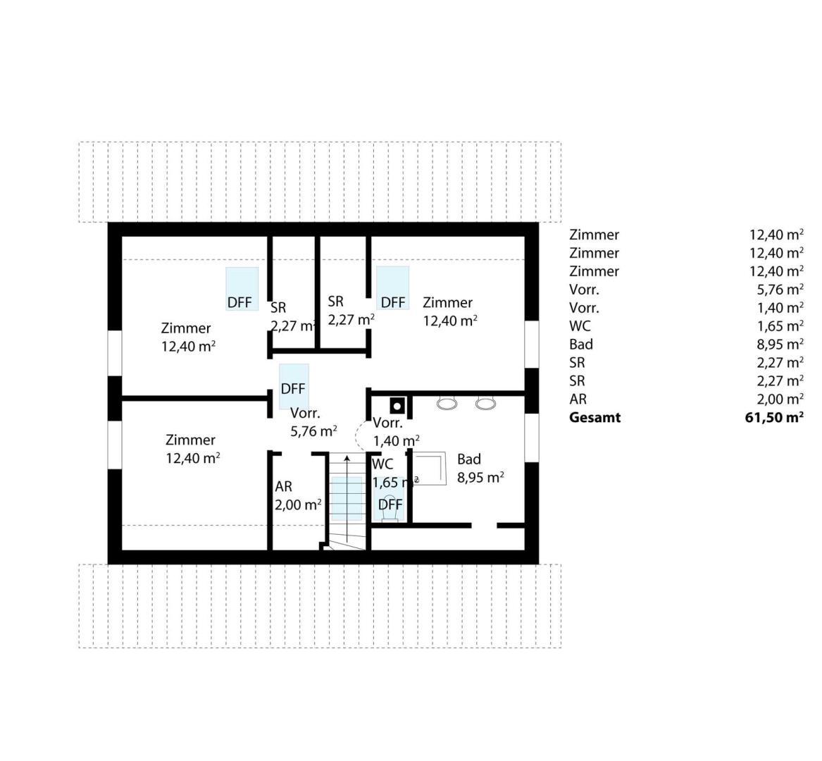 Dachgescho� unm�bliert