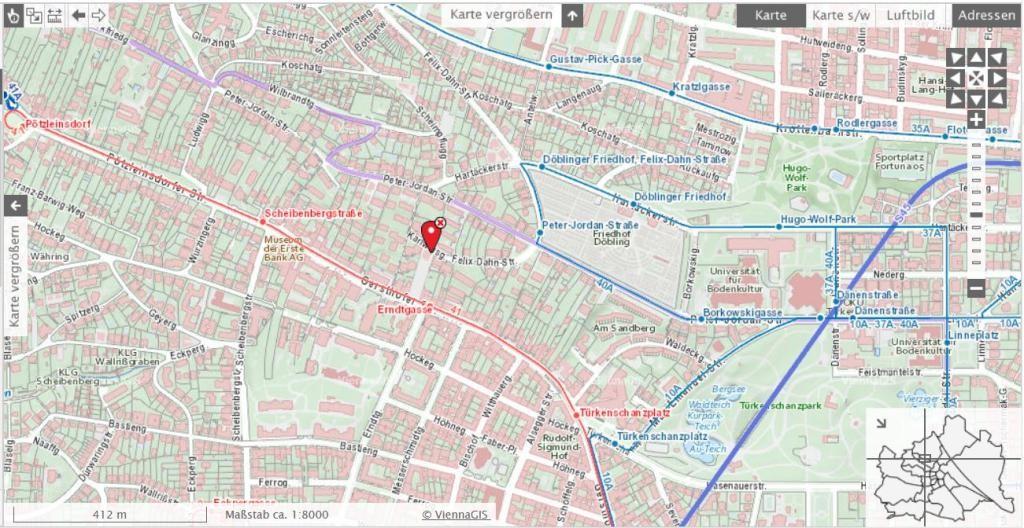 Lageplan mit �ffis