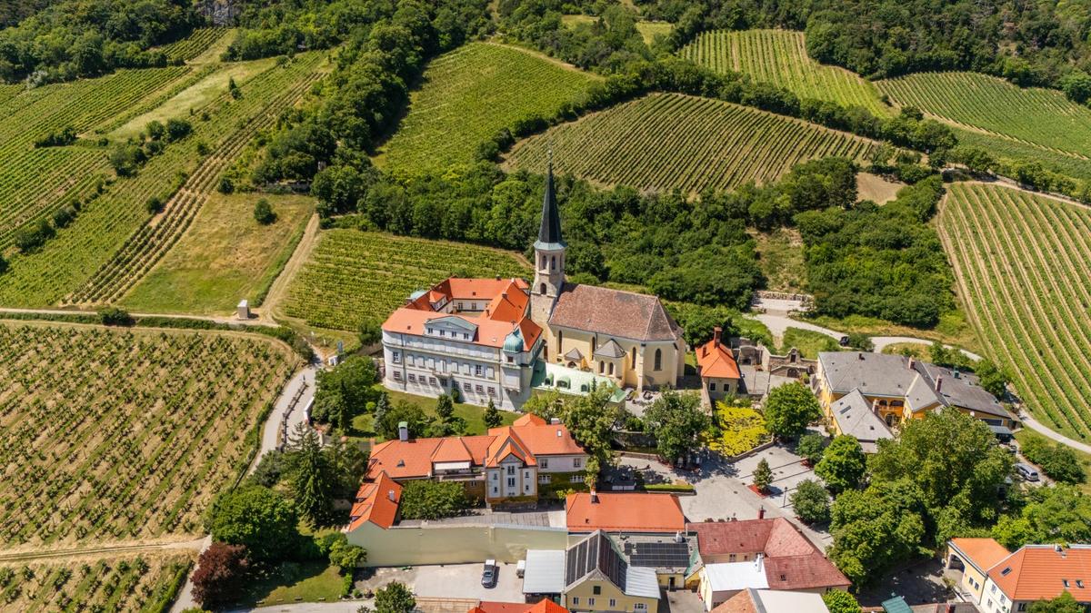 Gumpoldskirchen von oben