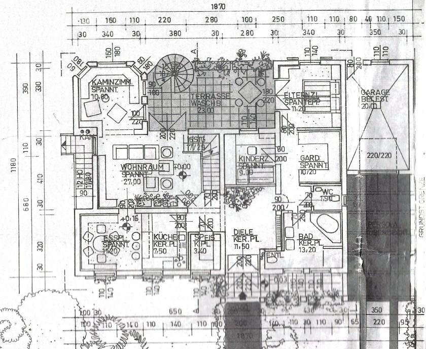 Grundriss Erdgescho�